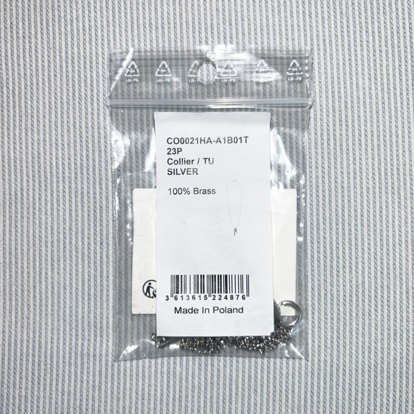 NEW Isabel Marant Silver Engraved Necklace - Picture 3 of 4